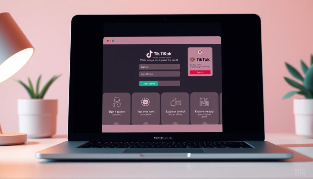 إنشاء حساب تيك توك