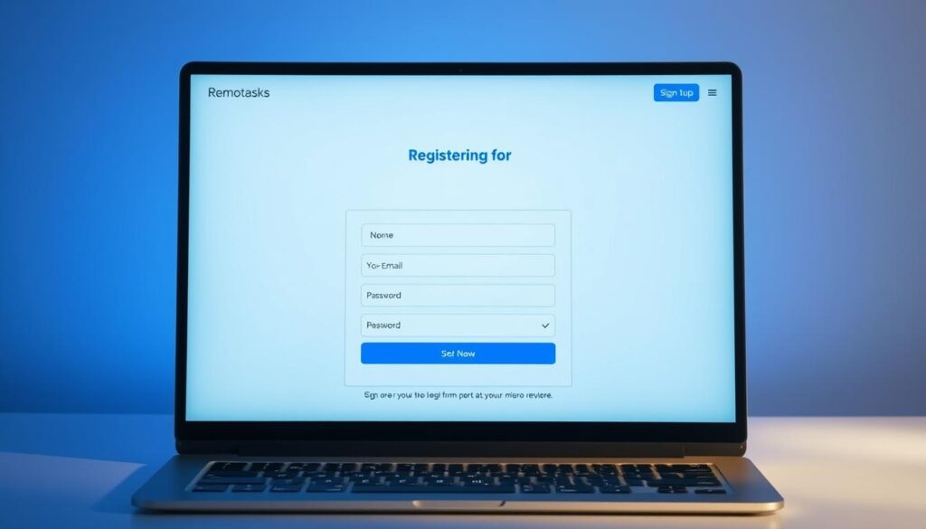 التسجيل في Remotasks