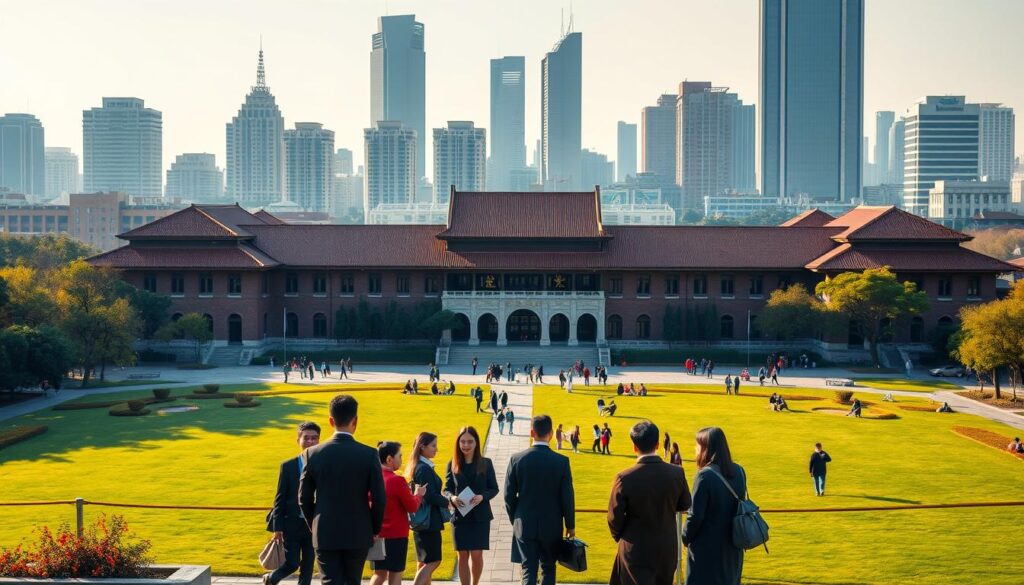 الدراسة الجامعية في الصين